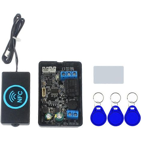 Contrôleur de contrôle d'accès par empreinte digitale, module de relais de commande de serrure électrique NFC, circuit intégré de commutation de capteur de carte à puce et NFC (1/5)