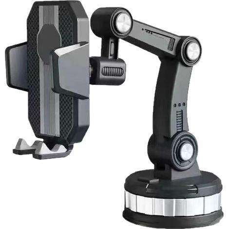 Support de téléphone de voiture à ventouse 2026 - Support universel pour navigation et téléphone de voiture (1/5)