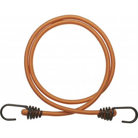 Set di 2 tenditori in gomma a gancio, 8mmx1,2m, arancione - THIRARD