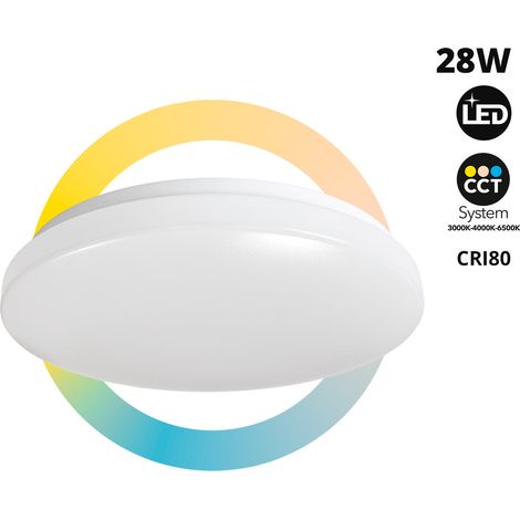 Plafón LED De Techo - CCT - 28W - CRI80 - IP20