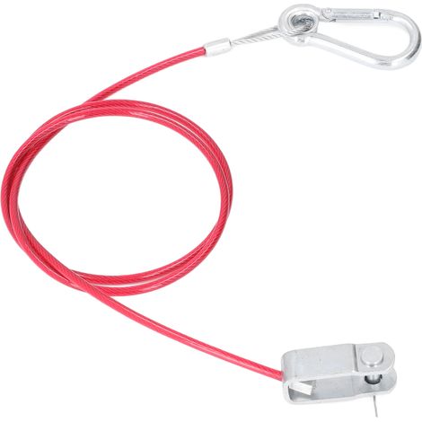Câble de sécurité anti-chute de 1 m (3,3 pi) en acier inoxydable pour remorque, universel pour voitures (1/5)