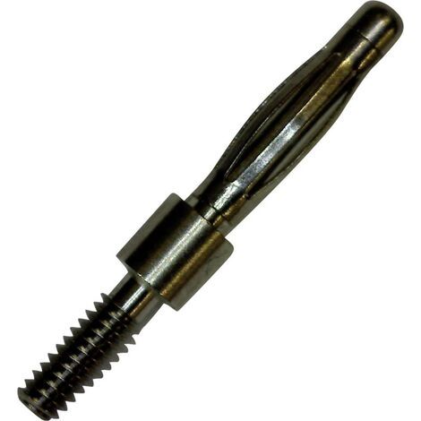 Fiche banane mâle à encastrer Ø de la broche: 2 mm Schnepp EFK 2000 argent 1 pc(s) (1/3)