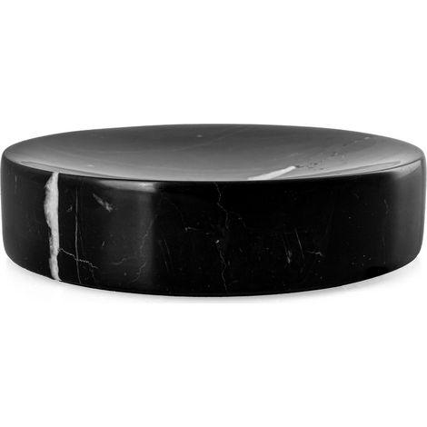 Q-BATH PREMIUM DECOR 1541 Seifenschale aus schwarzem Marmor (1/2)