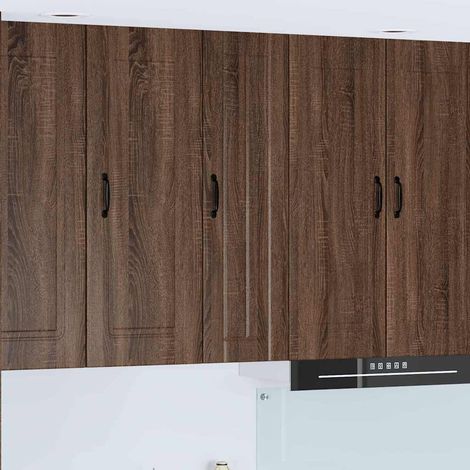 vidaXL Armadietto a muro LUCCA Rovere Marrone 30 x 31 x 100 cm (1/5)