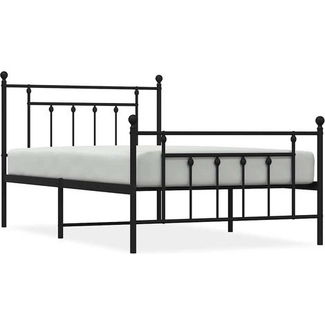 Maison Exclusive - Estructura cama sin colchón con estribo metal (1/5)