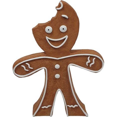 Figur Pfefferkuchenmann 24 x 15 x 3,5 cm braun Weihnachtsfigur