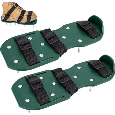 Sapatos Aeradores, Aerador Para Gramado, 2x Ajustável, Para Jardinagem. (1/5)