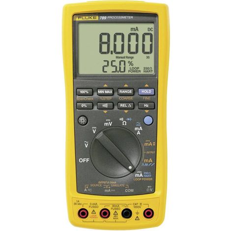 Fluke 789/EUR Multimètre numérique Process CAT III 1000 V, CAT IV 600 V Affichage (nombre de points): 30000 Q51243 (1/5)