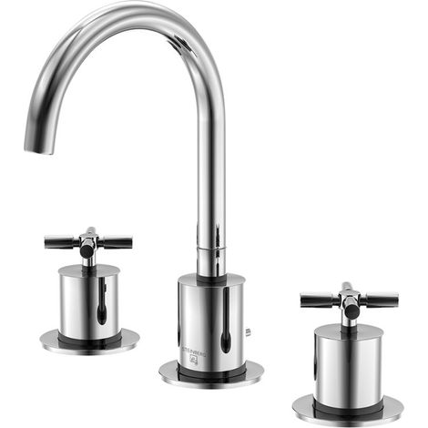 Mezclador de lavabo Steinberg serie 250, giratorio, 3 agujeros,