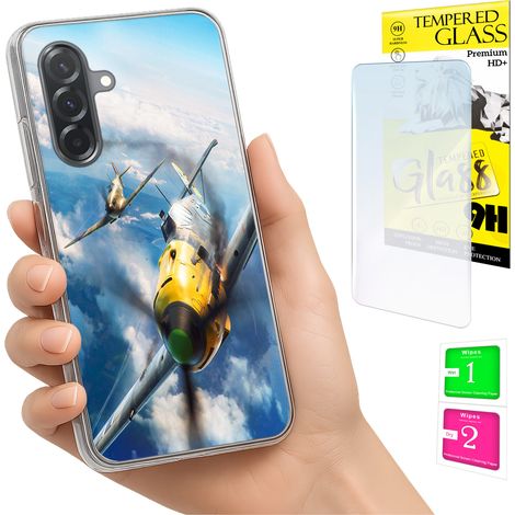 Custodia per Samsung Galaxy A36 / A56, cover fotografica, cover posteriore + vetro 9H (1/5)