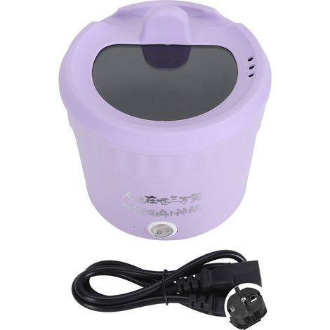 450W Electric Cooker, Hot Pot, Quick Noodles, Mini 1.2L, for Ramen, Eggs, Pasta, Dumplings, Soup, Porridge, Oatmeal, Non-Stick, Purple, EU Plug, 220V (1/5)