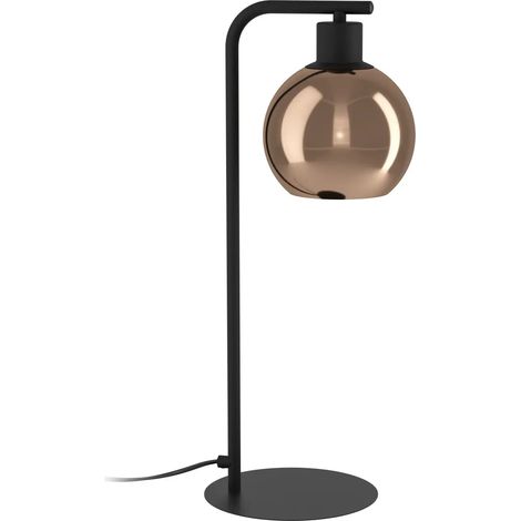 [GEBRAUCHT] B-Ware Eglo Stars Of Light Tischlampe Tischleuchte Cordoba Glas Kupfer Schwarz E27 Led