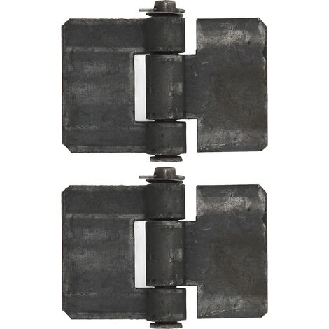 Bisagra de puerta con cojinete, 106 x 75 x 5 mm. Bisagra de puerta rígida, duradera y práctica, apta para remolques.