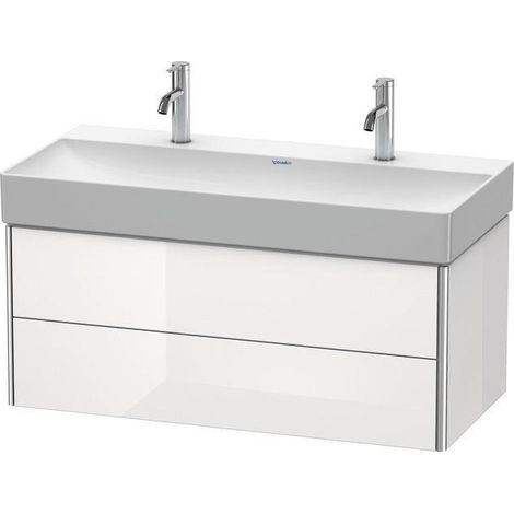 Meuble-lavabo XSQUARE 984x397x460mm 2 tiroirs we ma ES Ah milieu