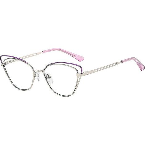 Lunettes de mode œil de chat de style européen et américain avec protection anti-lumière bleue, lunettes surdimensionnées pour ordinateur et jeux vidéo, style geek. (1/5)