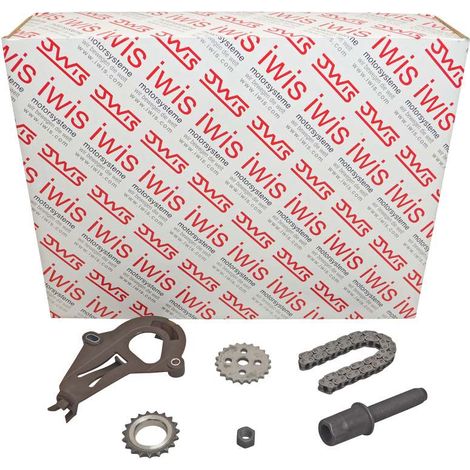 KIT CATENA DISTRIBUZIONE BMW IWIS (POMPE OLIO) E81/E87/E90/E91 1.6/2.0 (1/2)