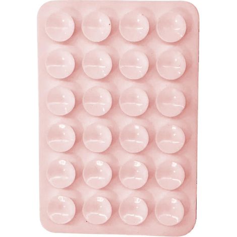 Lot de 5 supports adhésifs à ventouse en silicone pour coques de téléphone, compatibles avec les coques iPhone et Android, support mains libres pour téléphone portable, violet clair (1/4)