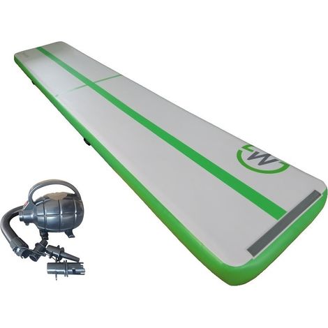 Piste acrobatique Airtrack MASTER 600 x 100 x 20 cm - Vert (1/3)
