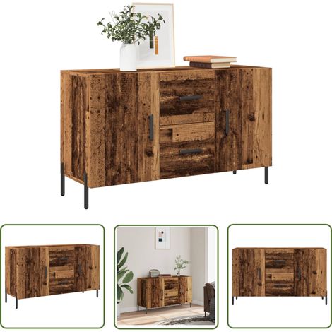 vidaXL Sideboard Altholz-Optik 100x36x60 cm Holzwerkstoff (1/5)