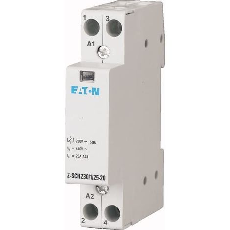 EATON 193887 CONTACTEUR D'INSTALLATION, 230 V, 25 A 193885