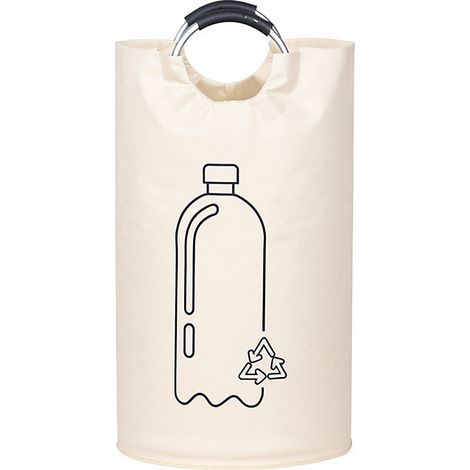 Sac de rangement pliable, grand panier de rangement de 82 L pour bouteilles vides, poignée en aluminium (1/5)