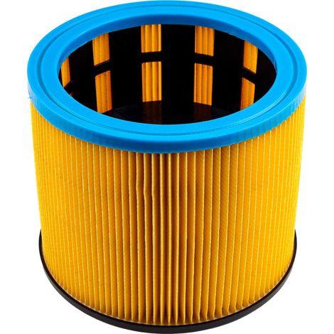 vhbw filtro a pieghe piatte compatibile con Starmix GS, AS, NSG, HS aspiratore - blu / giallo 7200 cm² (1/4)