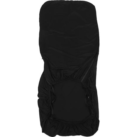 Housse de chaise bureau noire taille M avec fermeture éclair (1/5)