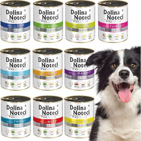 DOLINA NOTECI PREMIUM Nassfutter für Hunde, 10 x 800 g