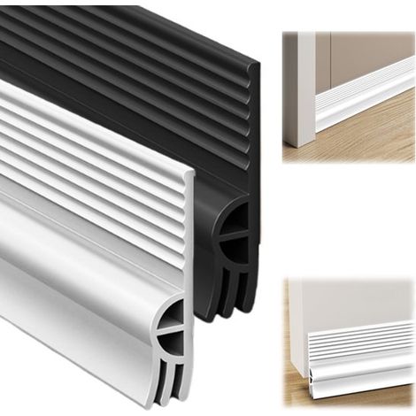 Lot de 2 boudins de porte - Boudin de porte 100 cm - Bande anti-courant d'air auto-adhésive - Installation facile - Protection contre les courants d'air, le bruit et la poussière - Joint d'étanchéité (1/5)