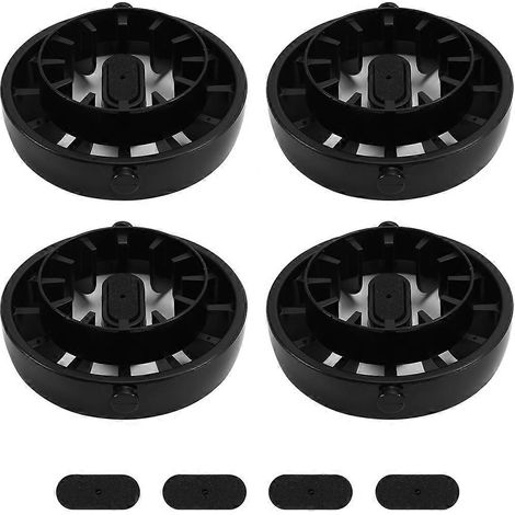 1 Set/4 Stück Modifikationsteile für den Luftauslass der Auto-Klimaanlage für Smart 453 Fortwo, Schwarz (1/5)