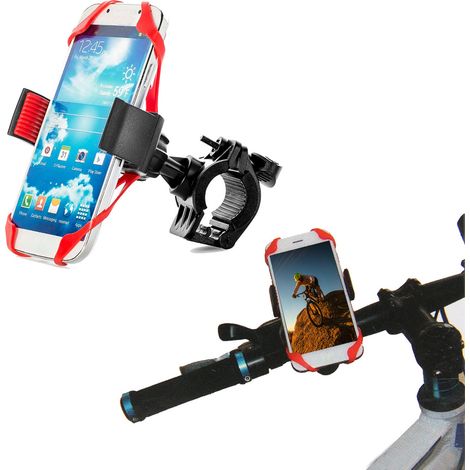 Support de téléphone de vélo rotatif à 360 degrés, réglable, support de guidon de vélo, support à pince à clipser, montagne et route (1/5)