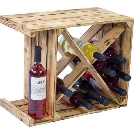 Weinregal "X" geflammt" (1/5)