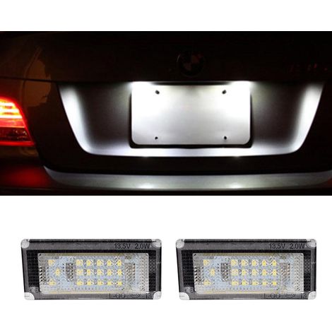 1 paire de lampes de plaque d'immatriculation à 18 LED 6000K pour ONE R50 2001-2006 (1/5)