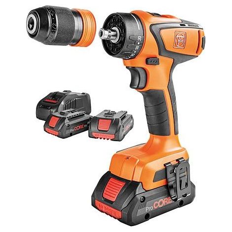 Perceuse-visseuse sans fil Fein ASCM 18 QSW AS, 18 V avec 3x batterie BOSCH 4,0 Ah ProCORE et chargeur (1/2)