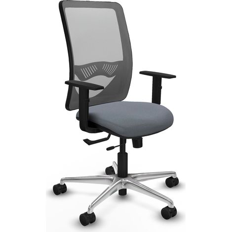 Chaise de bureau piqueras y crespo Zulema noir mousse épaisse (1/2)