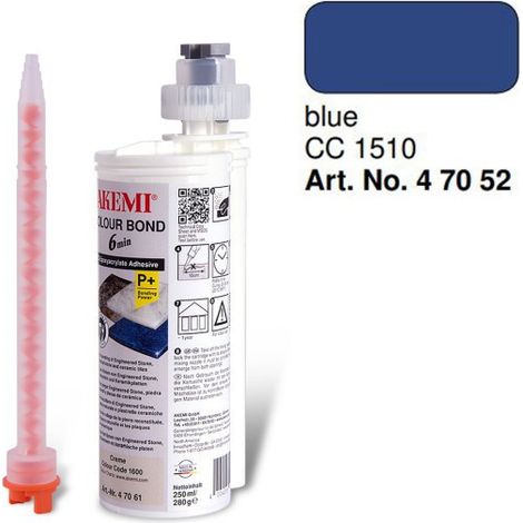 Colle précolorée Colour bond P+250ML AKEMI  CC 1510 Bleu (1/5)