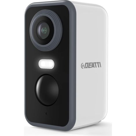 Camera Surveillance WiFi Exterieure sans Fil Batterie, IP Camera WiFi Intérieure, AI PIR Detection Mouvement, Vision Nocturne Couleur, Audio Bidirectionnel, SD/Cloud/IP66 (1/5)