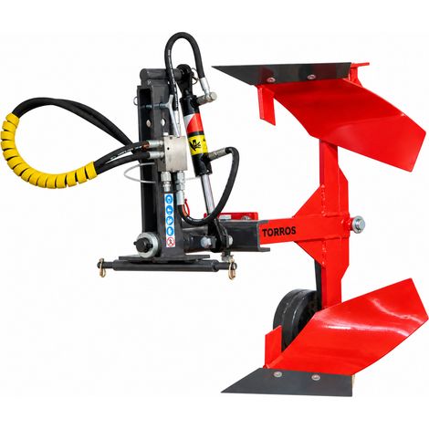 Charrue réversible hydraulique 1 soc - Pour micro-tracteurs 12 à 30 CV - Attelage 3 points Torros TAPL001 (1/5)