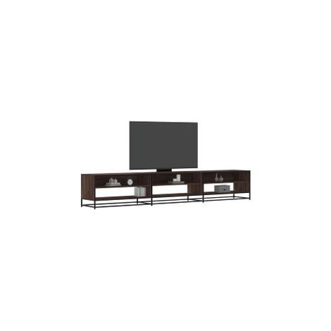 Meuble TV chêne marron 270x40x46 bois d'ingénierie (1/5)