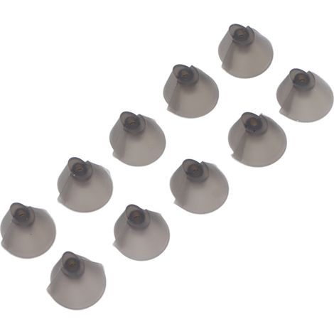 10 Dômes de Rechange pour Aides Auditives en Silicone Doux, Lavables et Réutilisables, Anti-Poussière