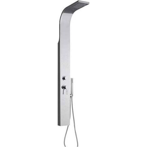 Set Colonna Crio 1500x150x75 - Inox - Soffione e Getti Frontali (1/2)