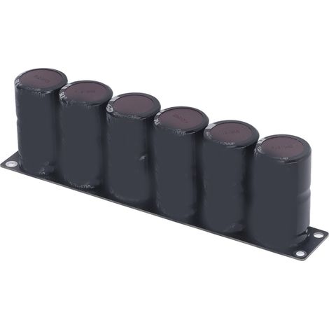 Konvolut von 6 2,7-V-500-F-Superkondensatoren, Energiespeicherkomponenten, 16-V-83-F-Modul für Elektronikprojekte (1/5)