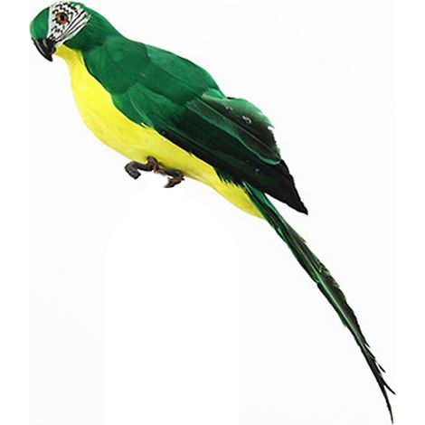 [Künstlicher Vogel] + [Modell] + [Poststempel  Natürliche Dekoration  Schaumstofffeder  25 cm  Einzigartige Geschenkidee] (1/5)
