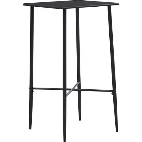 Ensemble de bar 3 pcs Meubles de salle à manger Tissu Noir (1/5)