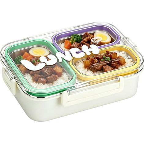 à lunch et boîte à pain récipient de rangement avec (1/5)