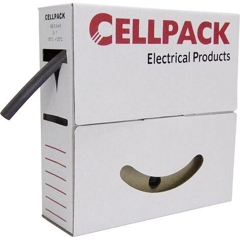 CellPack 203790 Gaine thermorétractable sans colle marron 12 mm 4 mm Taux de retreint:3:1 8 m (1/2)