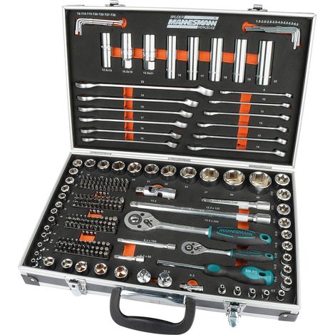 Brüder Mannesmann Kit di chiavi a bussola 232 parti M98432 (1/5)