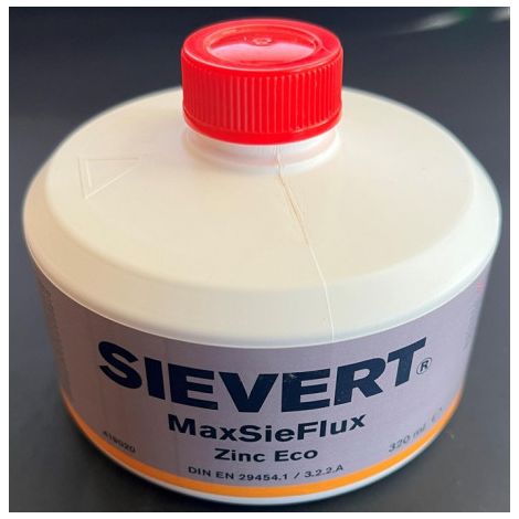 Liquide de décapage MaxSieFlux Zinc Eco 320 ml pour le zinc-titane SIEVERT