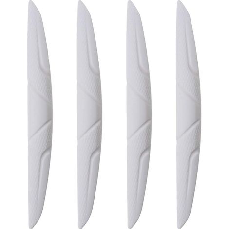 4pcs Gardes de Bord Porte Bandes Anti-Collision Gel de Silice Blanc pour Voiture Rétroviseur Extérieur Poignées de Porte Protecteur Pare-Chocs (1/5)