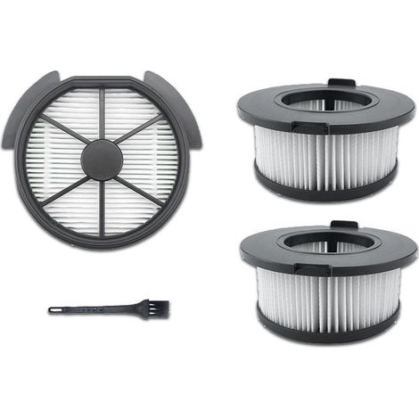 Juego de filtros HEPA para la parte delantera y trasera de aspiradoras, compatible con los modelos Puppyoo T12/T12 Plus/T12 Pro/T12 Mate (incluye 1 filtro delantero y 2 filtros traseros). (1/4)